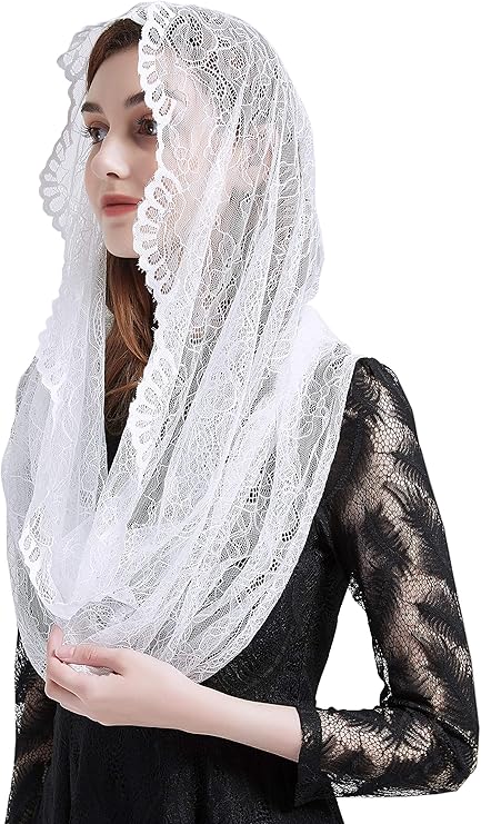 mantilla veil 教堂面纱 长方形蕾丝花朵面纱 y073